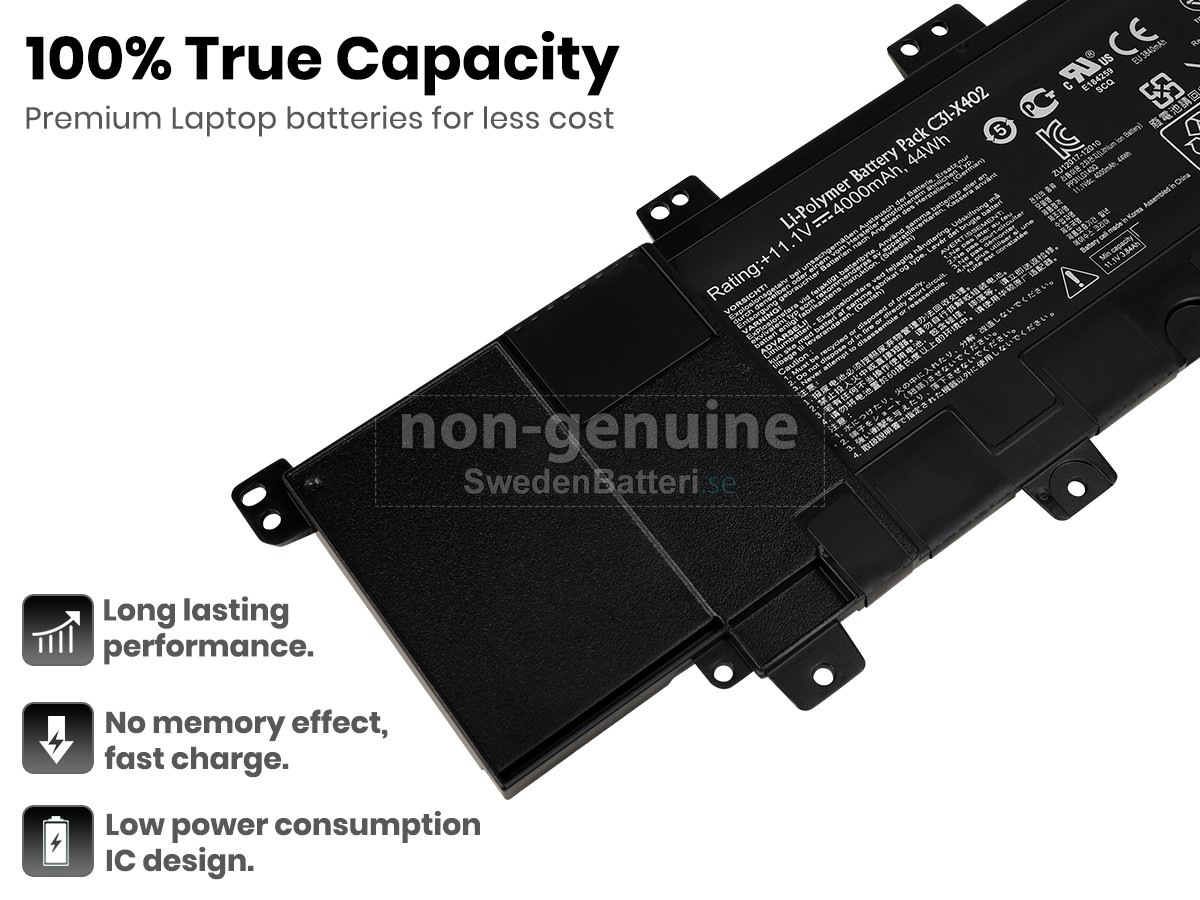 batteri till Asus C31-X402
