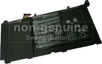 4400mAh Asus 3ICP7/65/80 laptop batteri från Sverige