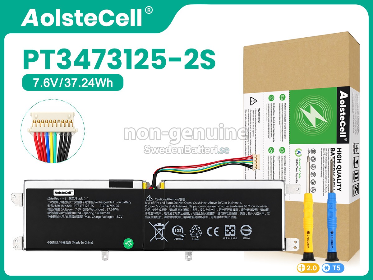 batteri till Avita PT3473125-2S
