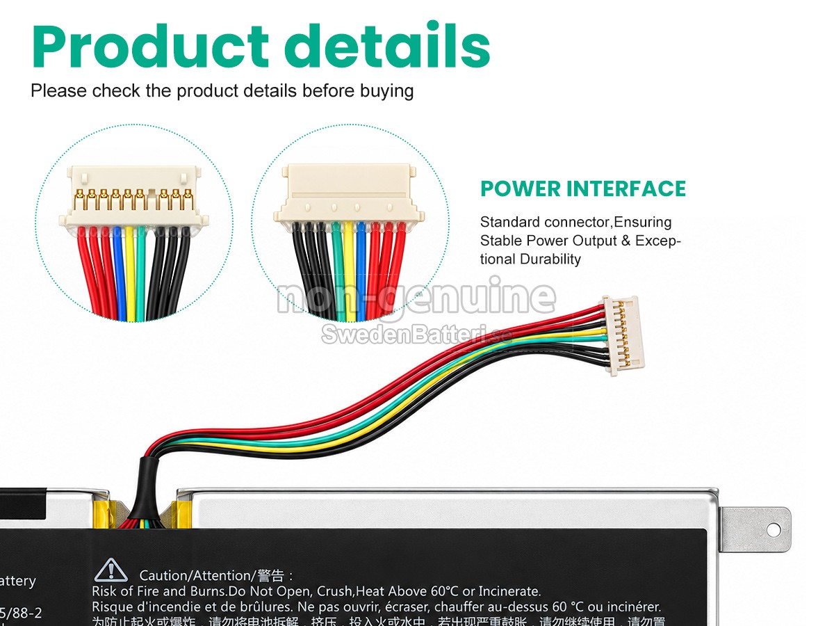 batteri till Avita PT3473125-2S