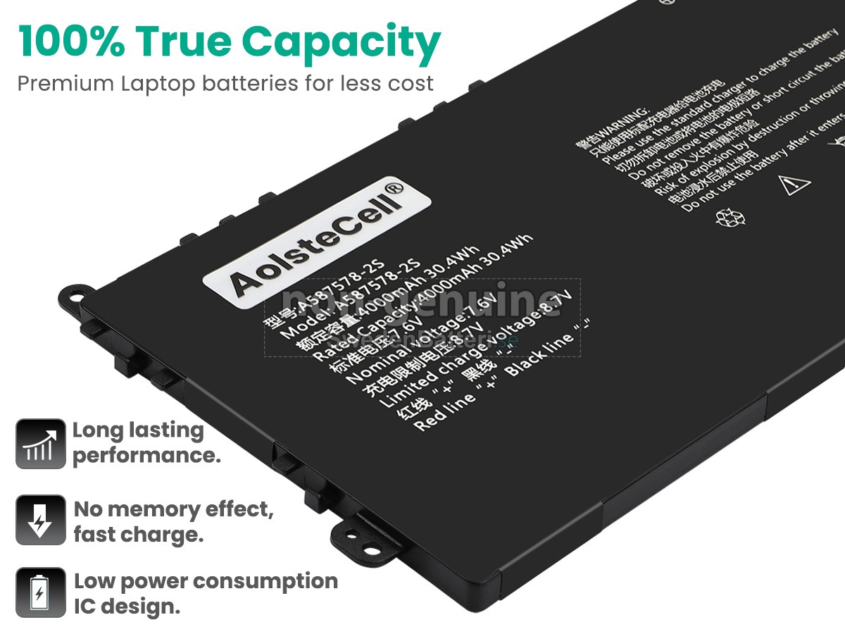batteri till AXIOO PN1308P