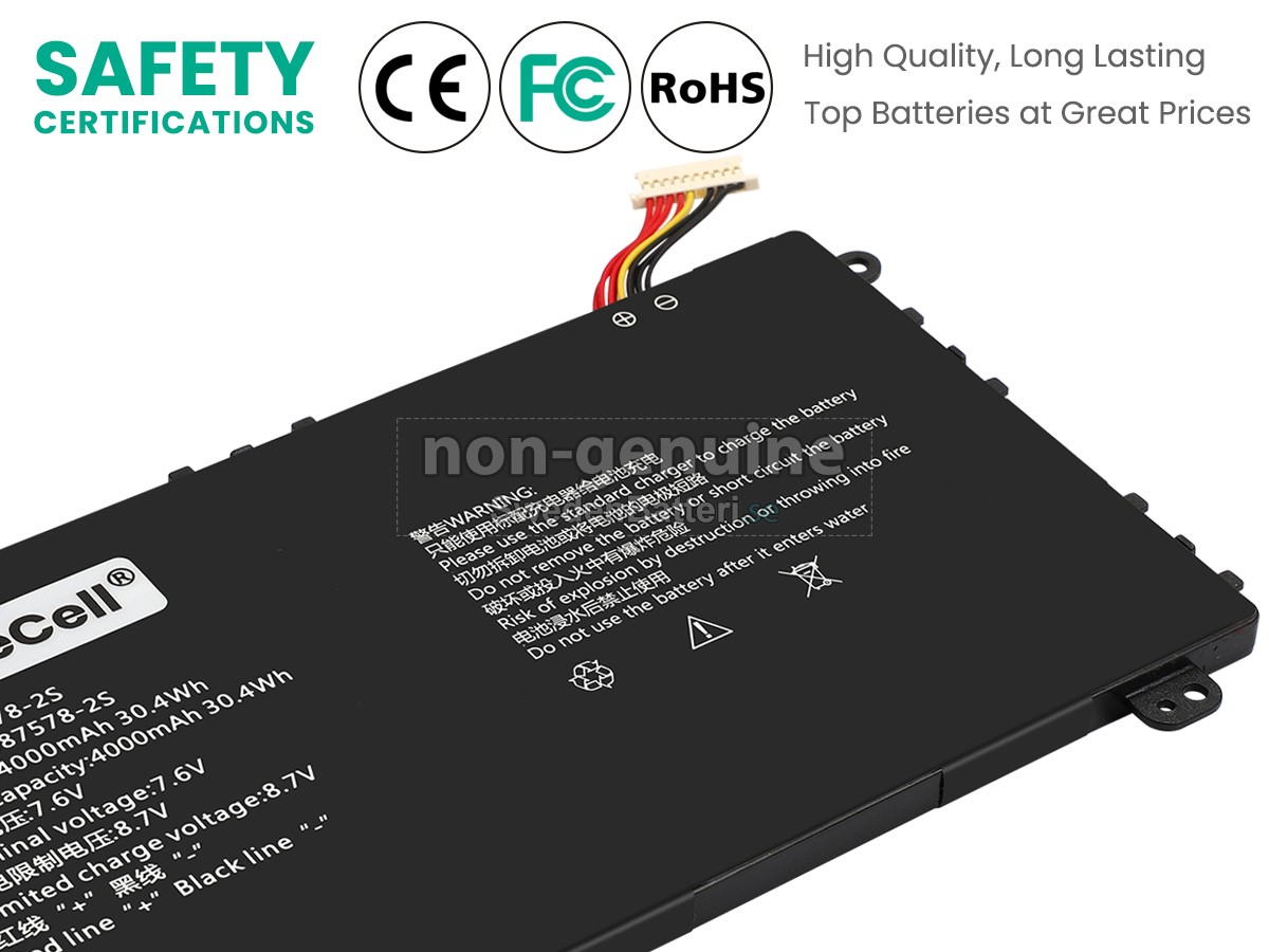 batteri till AXIOO PN1308P