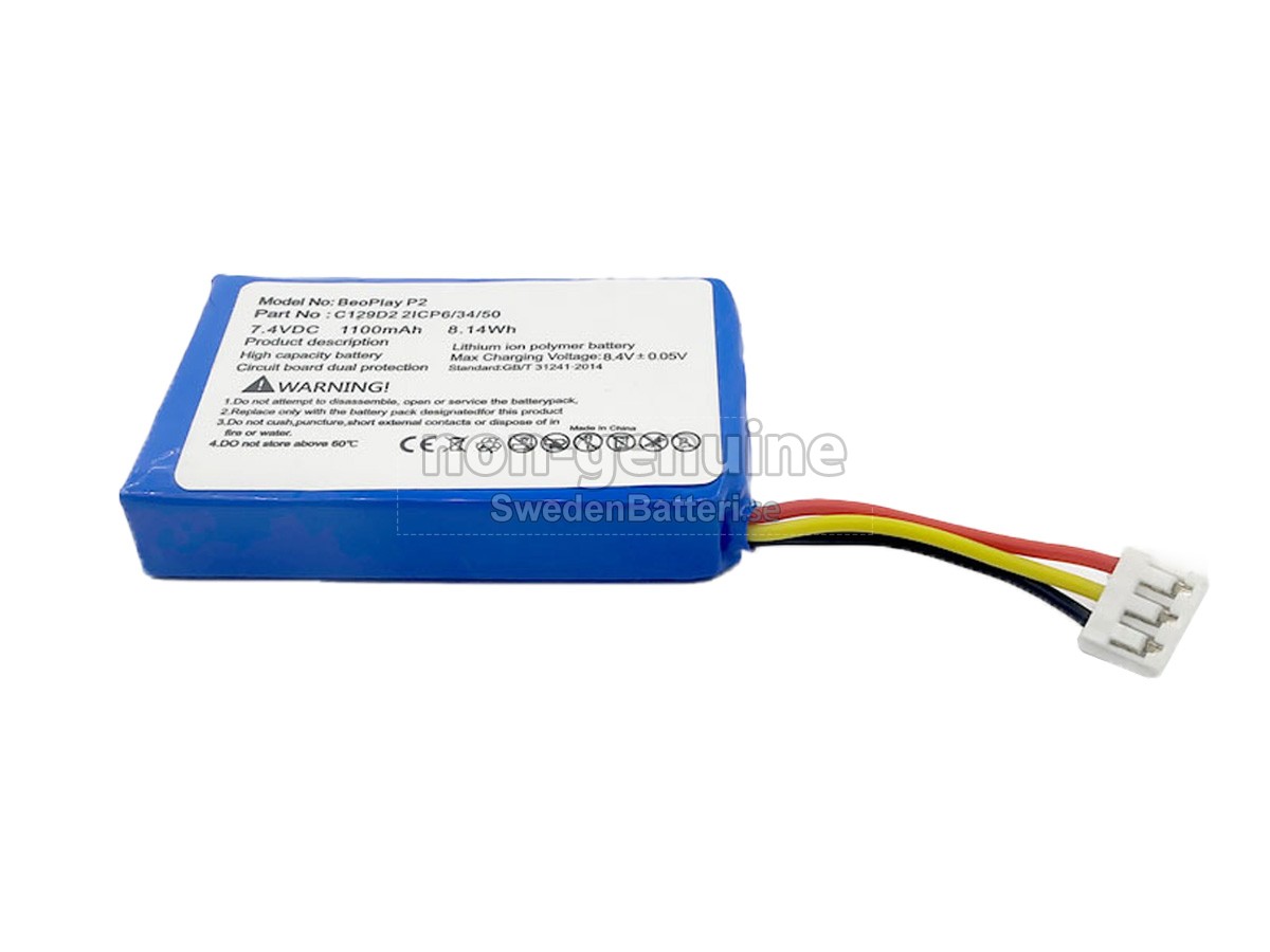 batteri till Bang Olufsen BEOPLAY P2