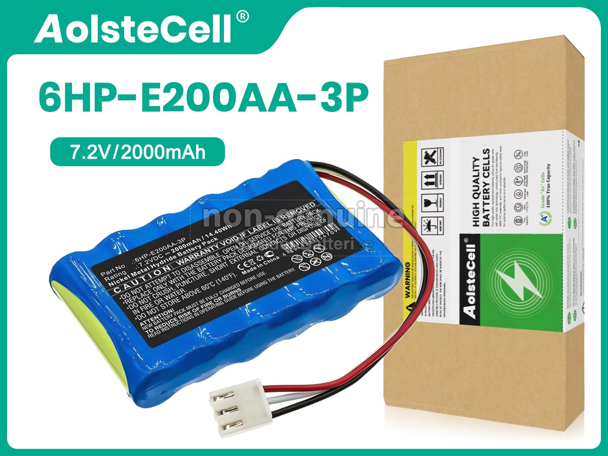 batteri till BEXEL 6HP-E200AA-3P