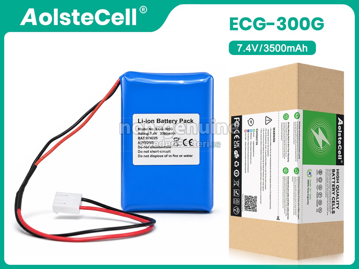 batteri till Biocare ECG-300GT