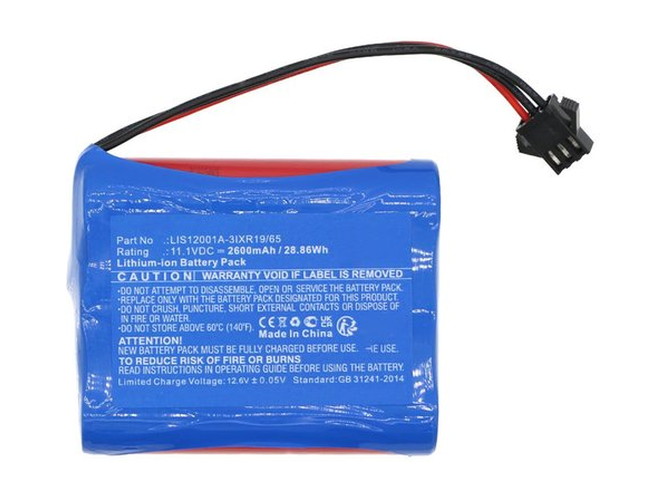 Batteri till  Biolight LIS12001A-3IXR19/65