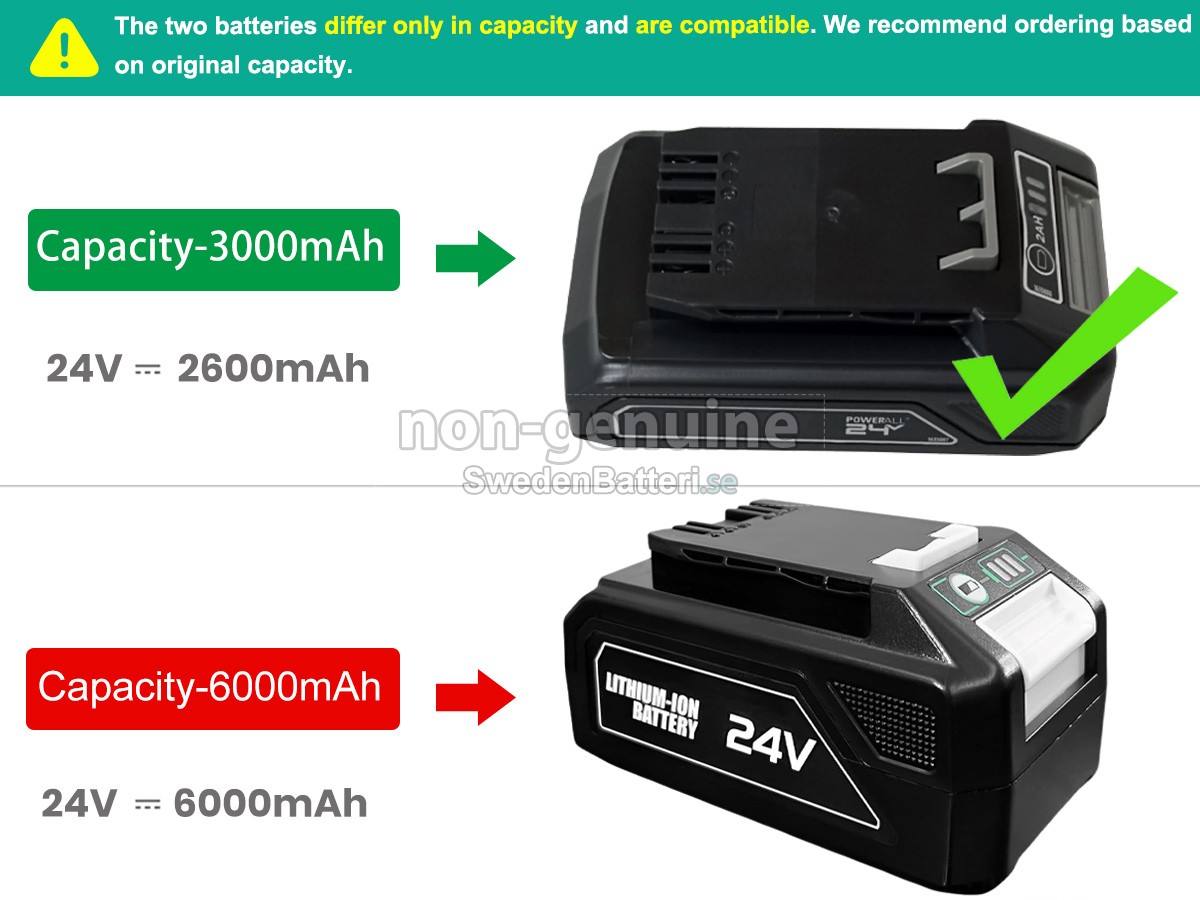 batteri till Bissell 3789