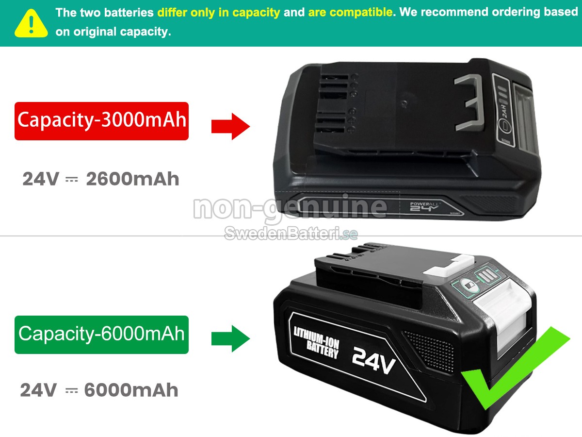 batteri till Bissell 3789