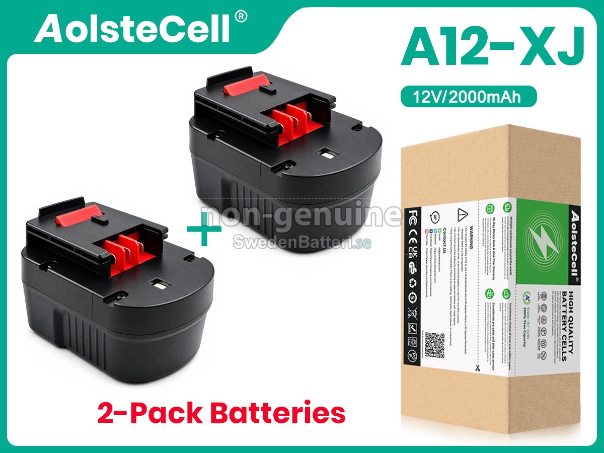batteri till Black Decker A12-XJ