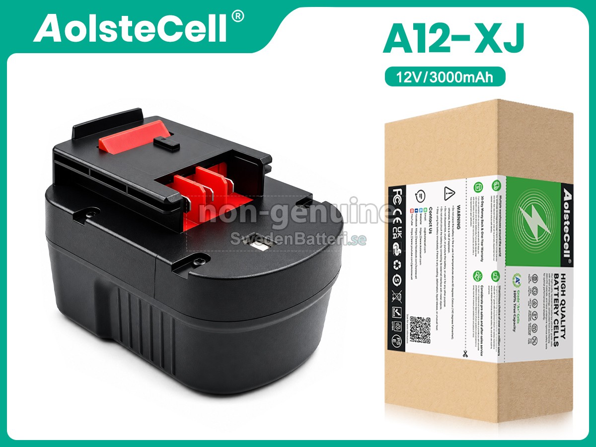 batteri till Black Decker A12-XJ