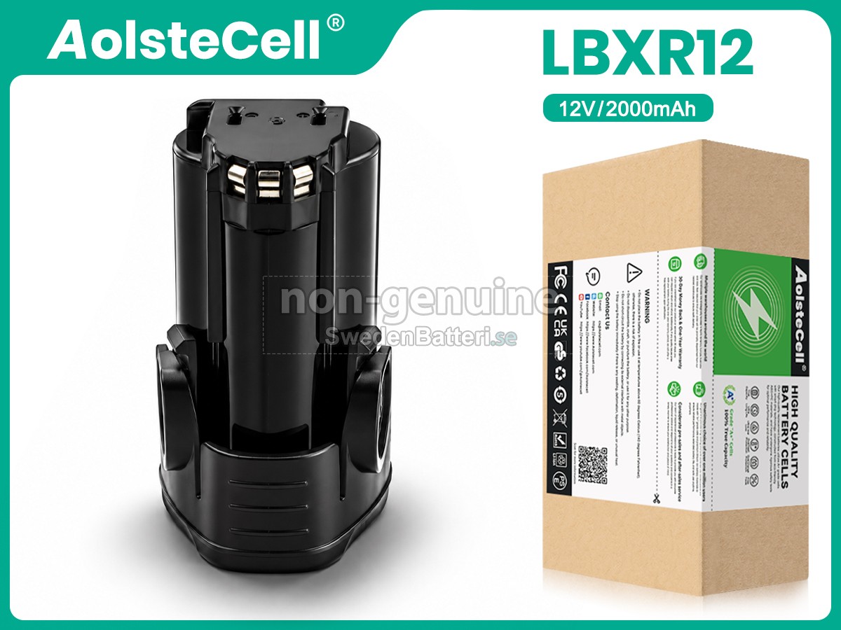 batteri till Black Decker 12V LBXR12