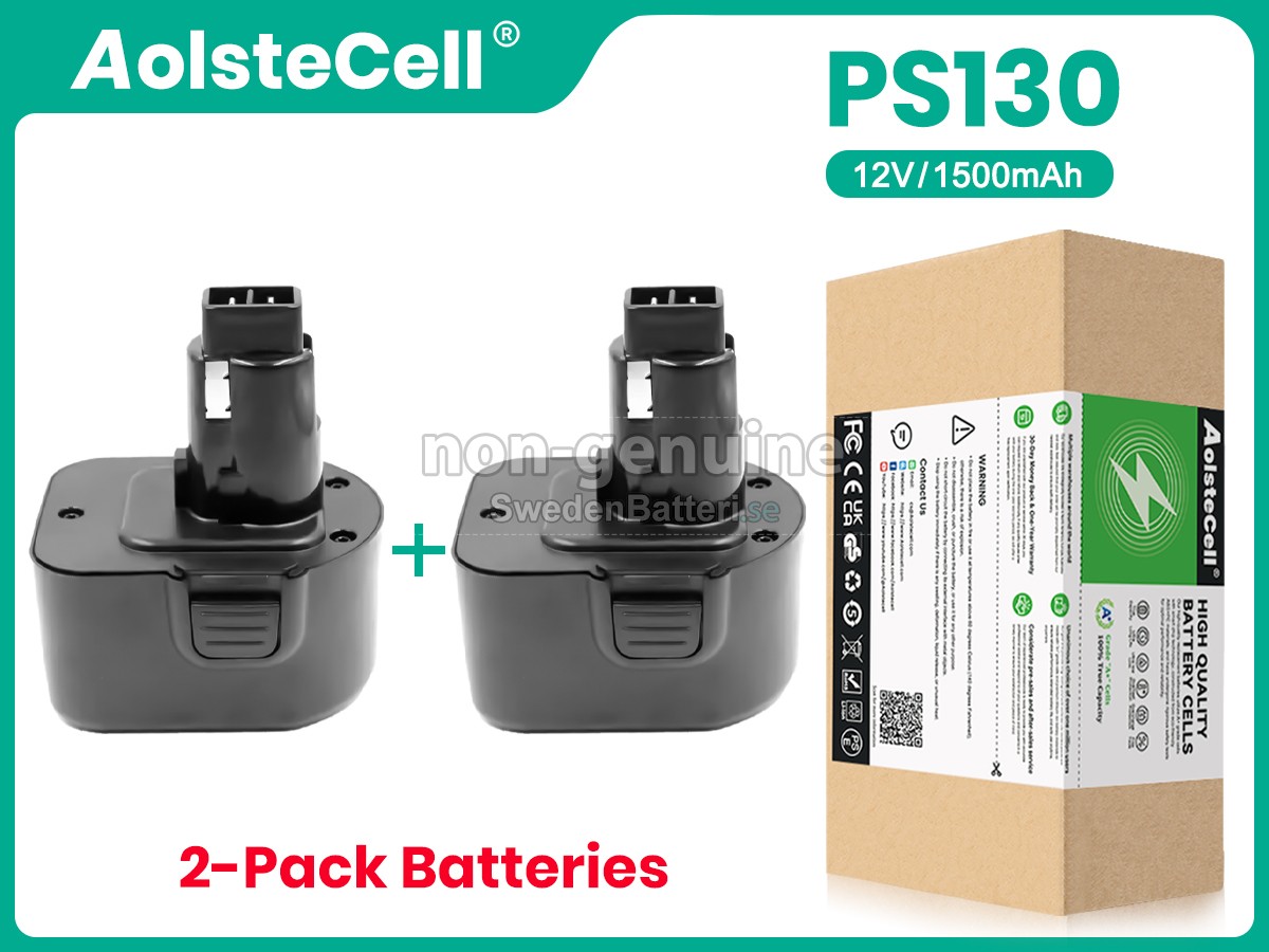 batteri till Black Decker 12V-PS130