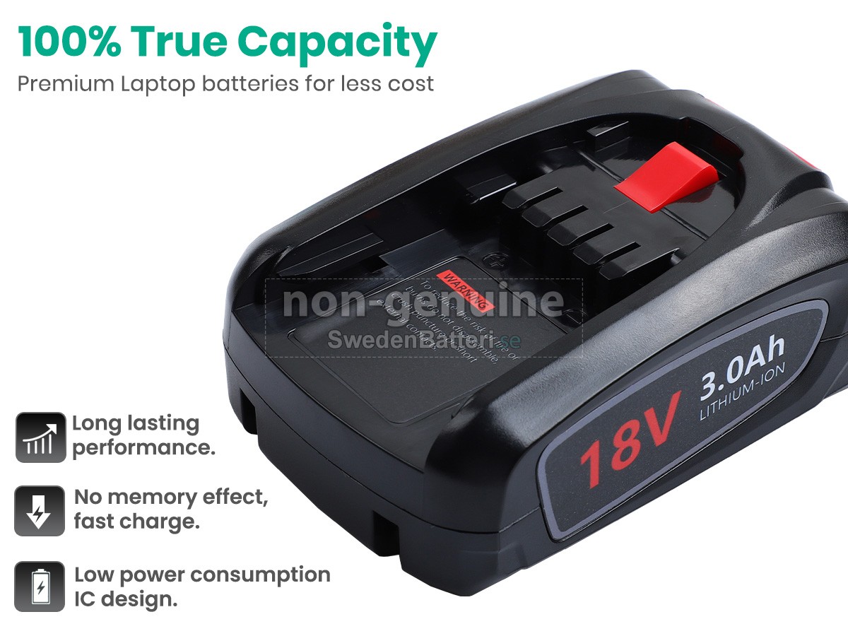 batteri till Bosch 2607336207