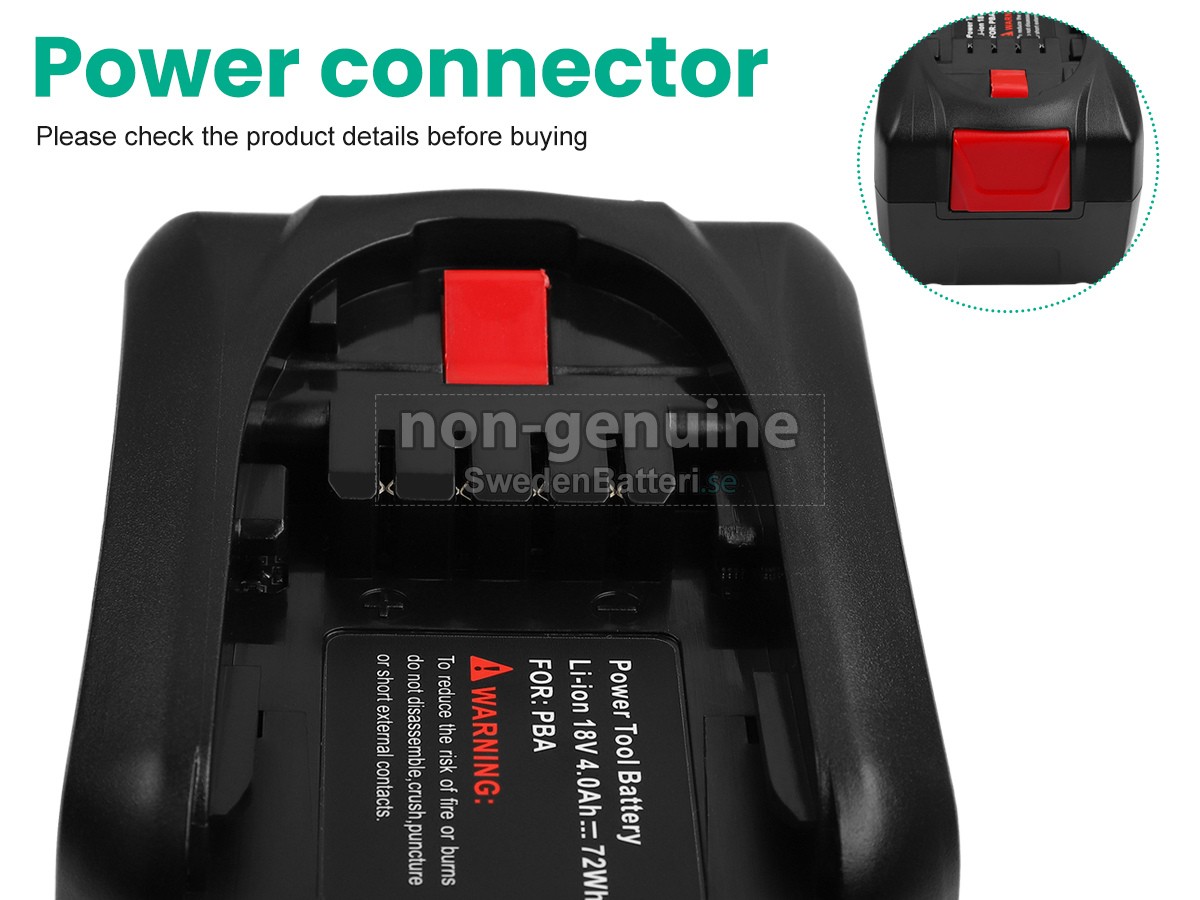 batteri till Bosch 2607336207