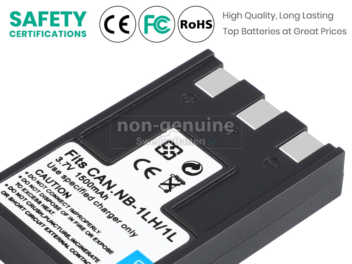 batteri till Canon POWERSHOT S230