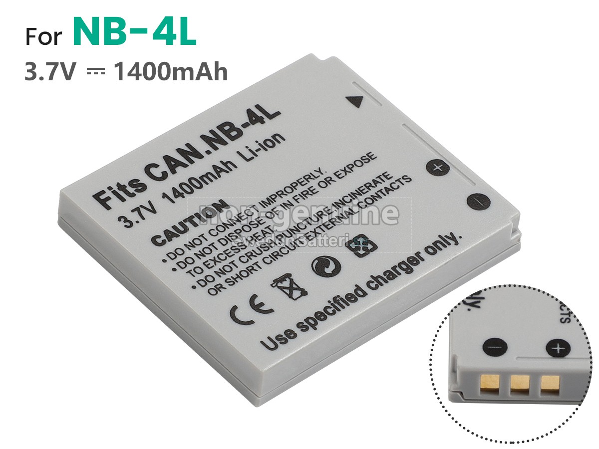 batteri till Canon IXY DIGITAL 210 IS