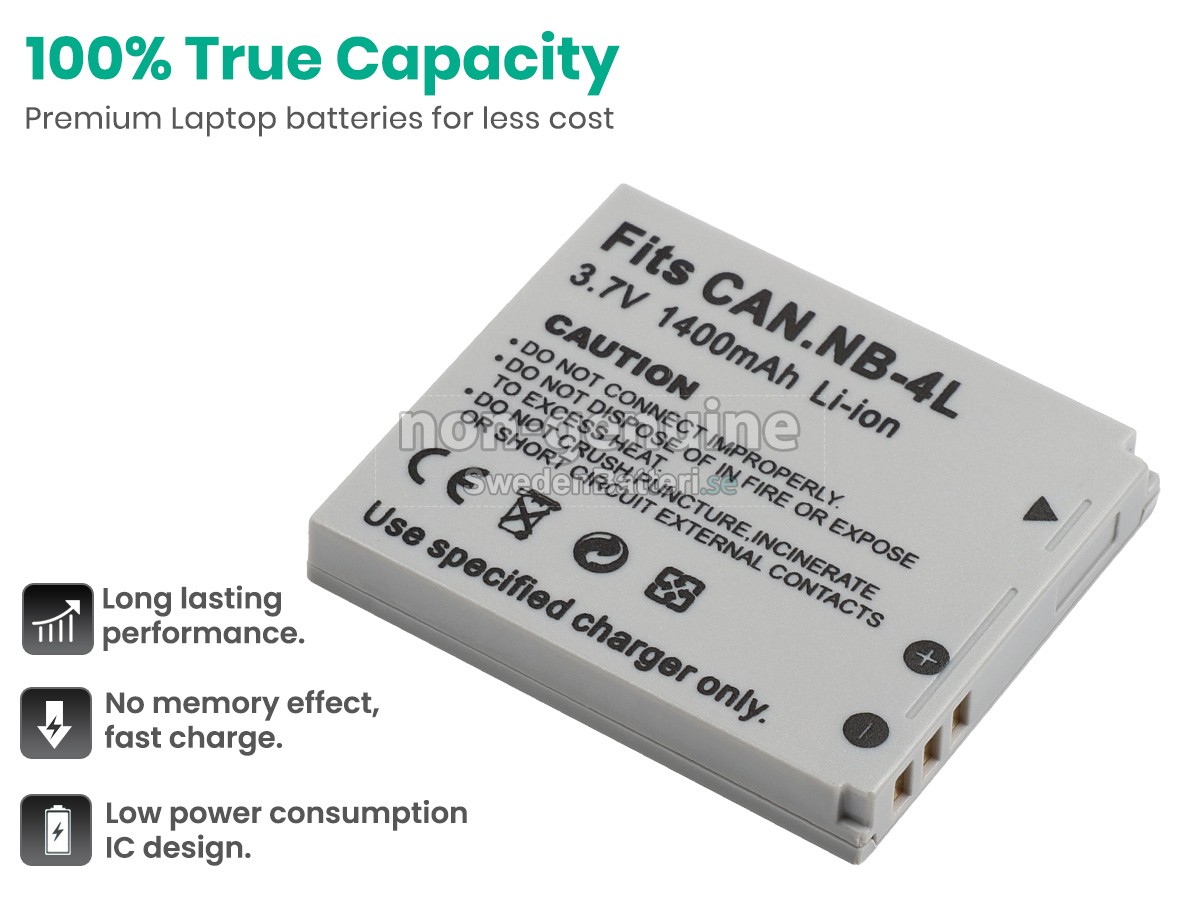 batteri till Canon IXY DIGITAL 210 IS