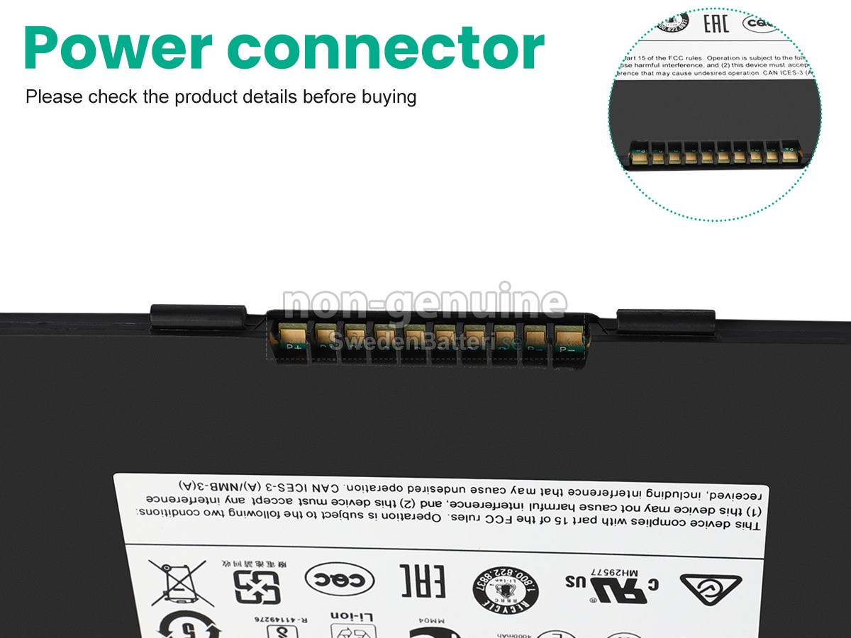 batteri till Carestream 411600071