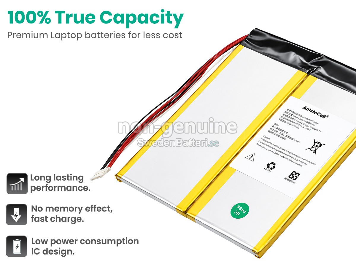 batteri till CHUWI HEROBOOK PRO