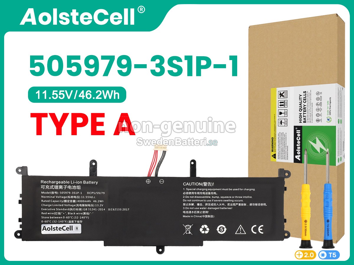 batteri till CHUWI COREBOOK X PRO CWI536