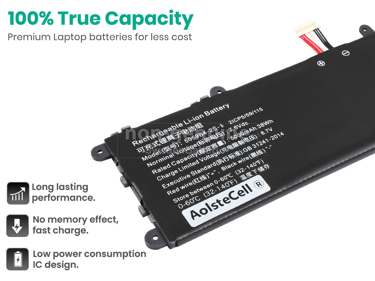batteri till CHUWI 5059B4-2S1P