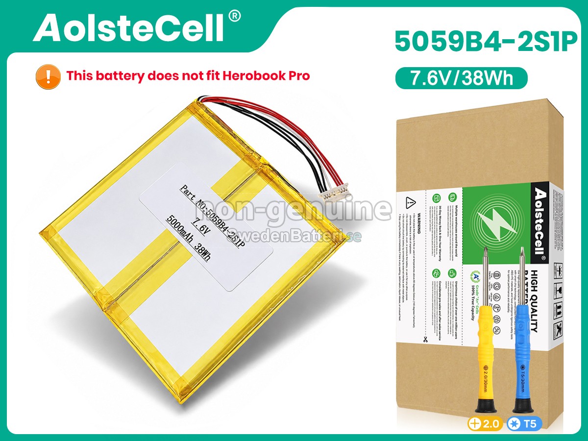 batteri till CHUWI HEROBOOK PRO+