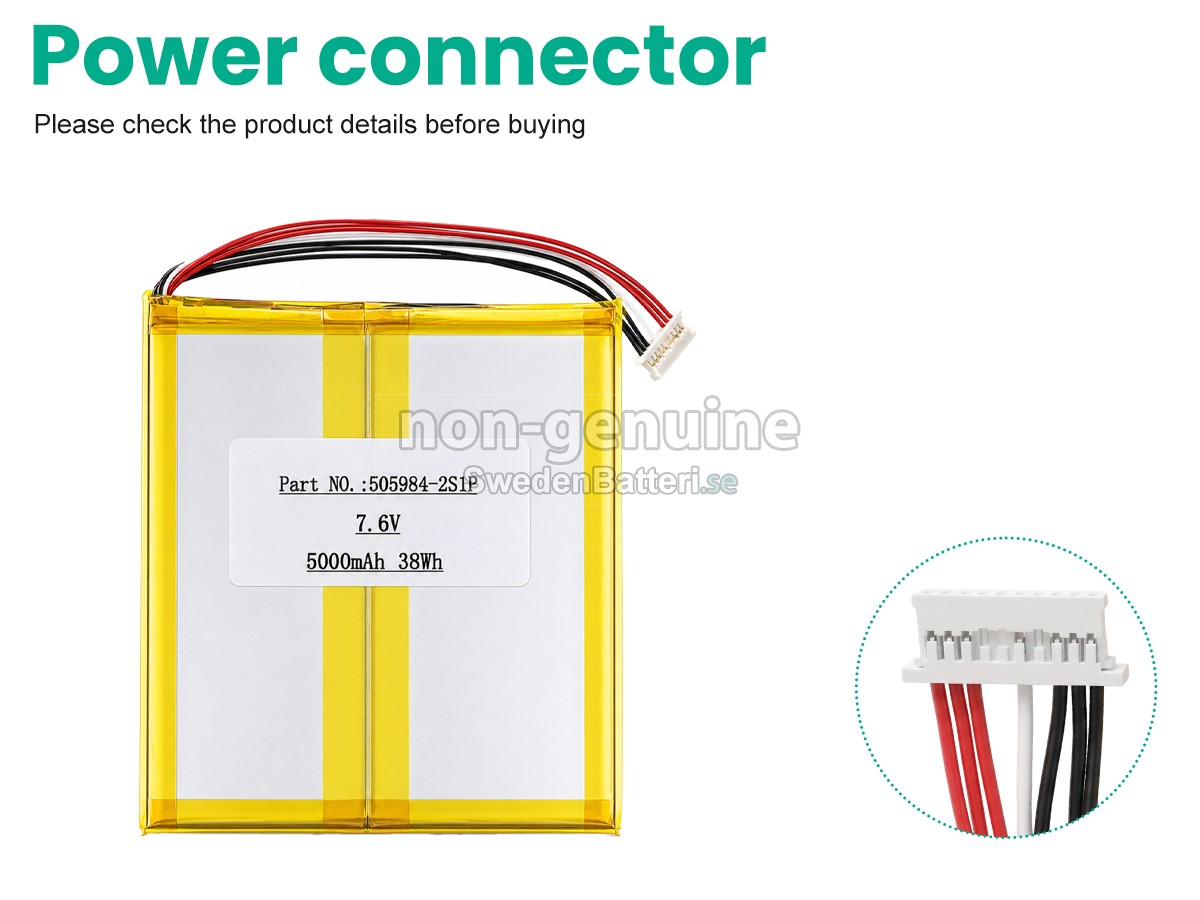 batteri till CHUWI 5059B4-2S1P