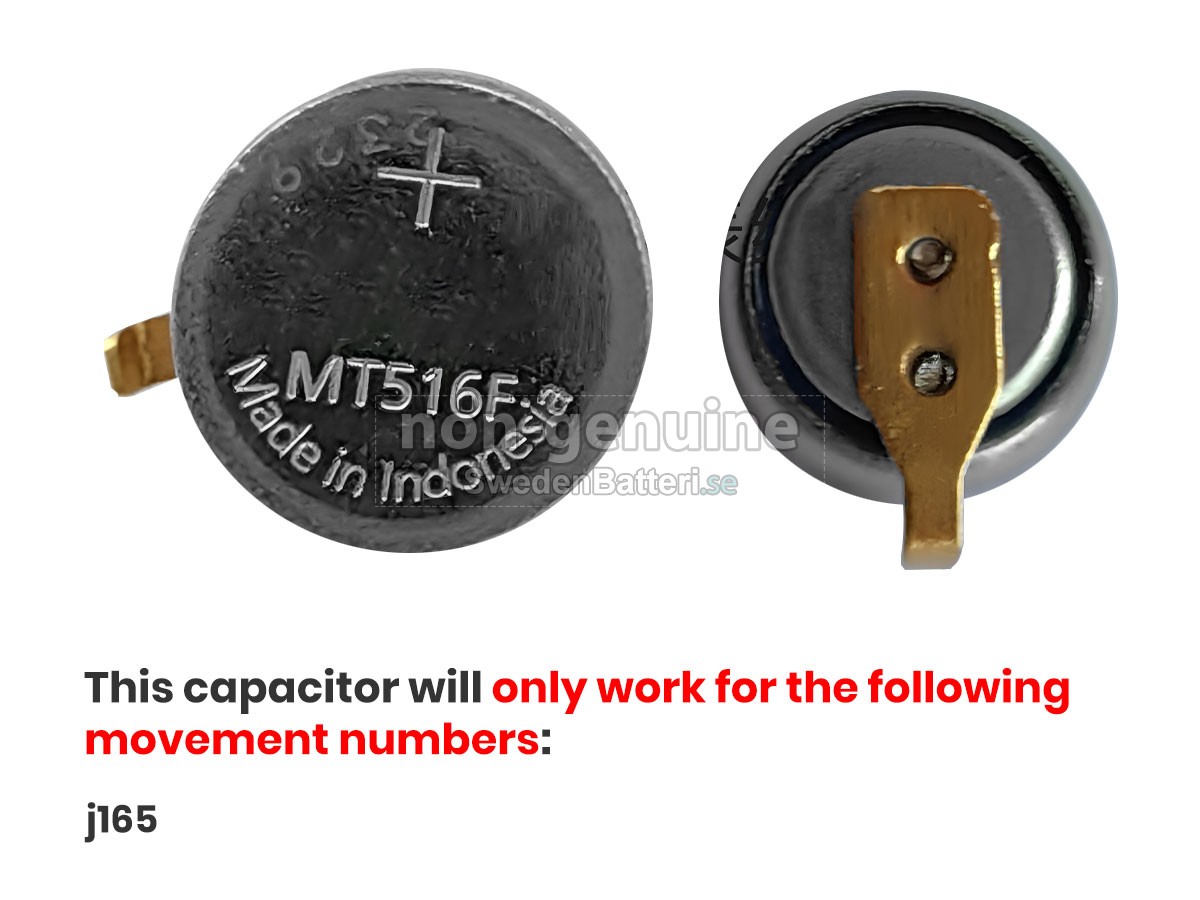 batteri till CITIZEN MT516F
