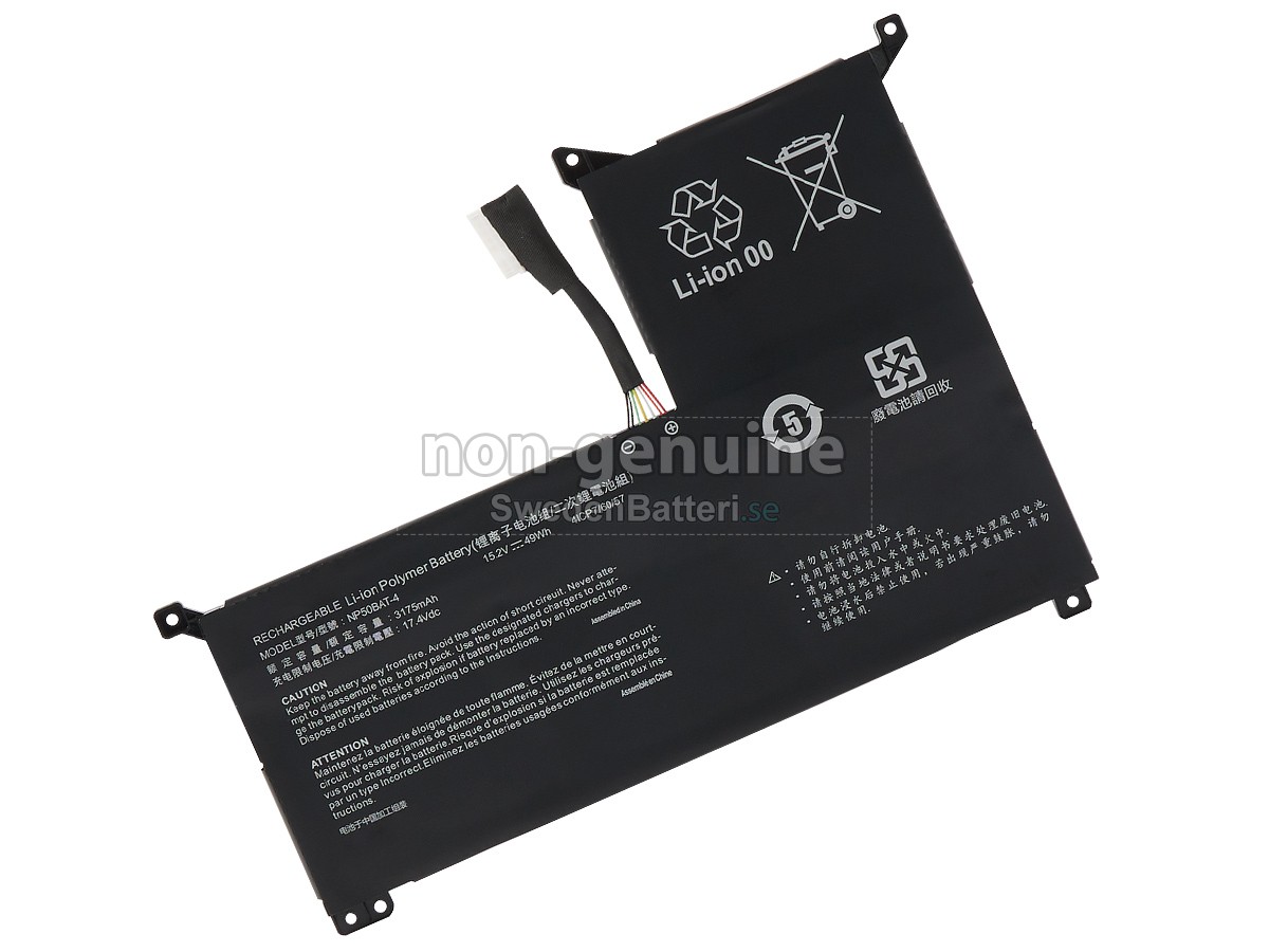 batteri till Clevo SCHENKER XMG FOCUS 16