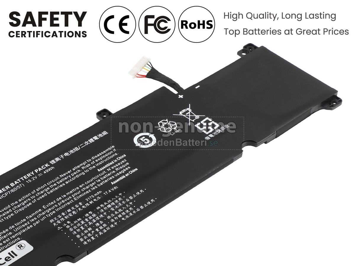 batteri till Clevo GAMING GURU HEART GTX1650TI (NV40MZ)