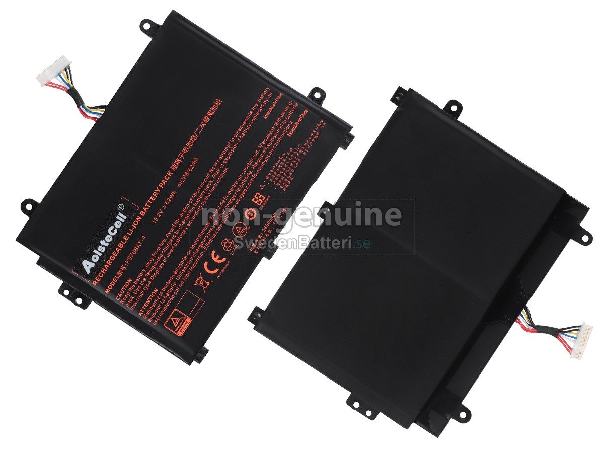 batteri till Clevo P970BAT-4