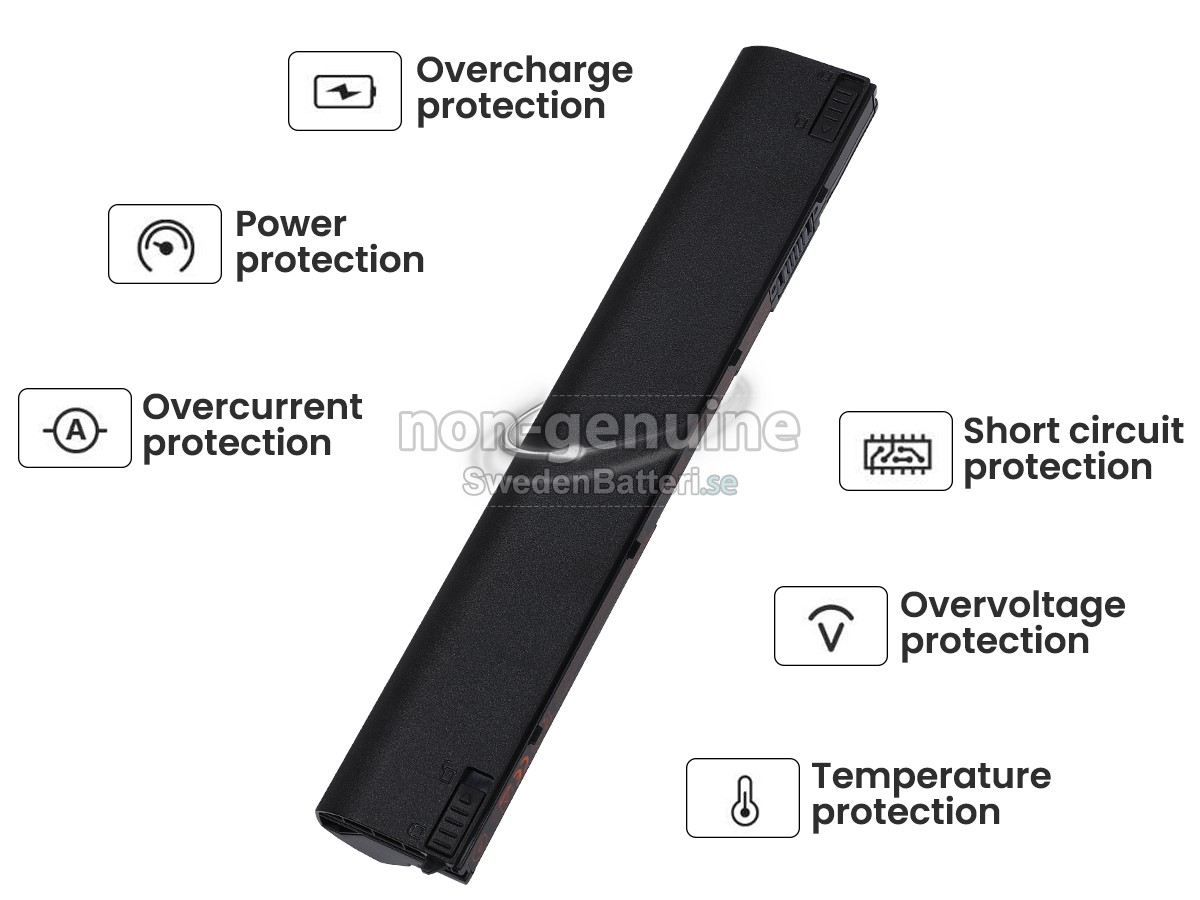 batteri till Clevo W510LU