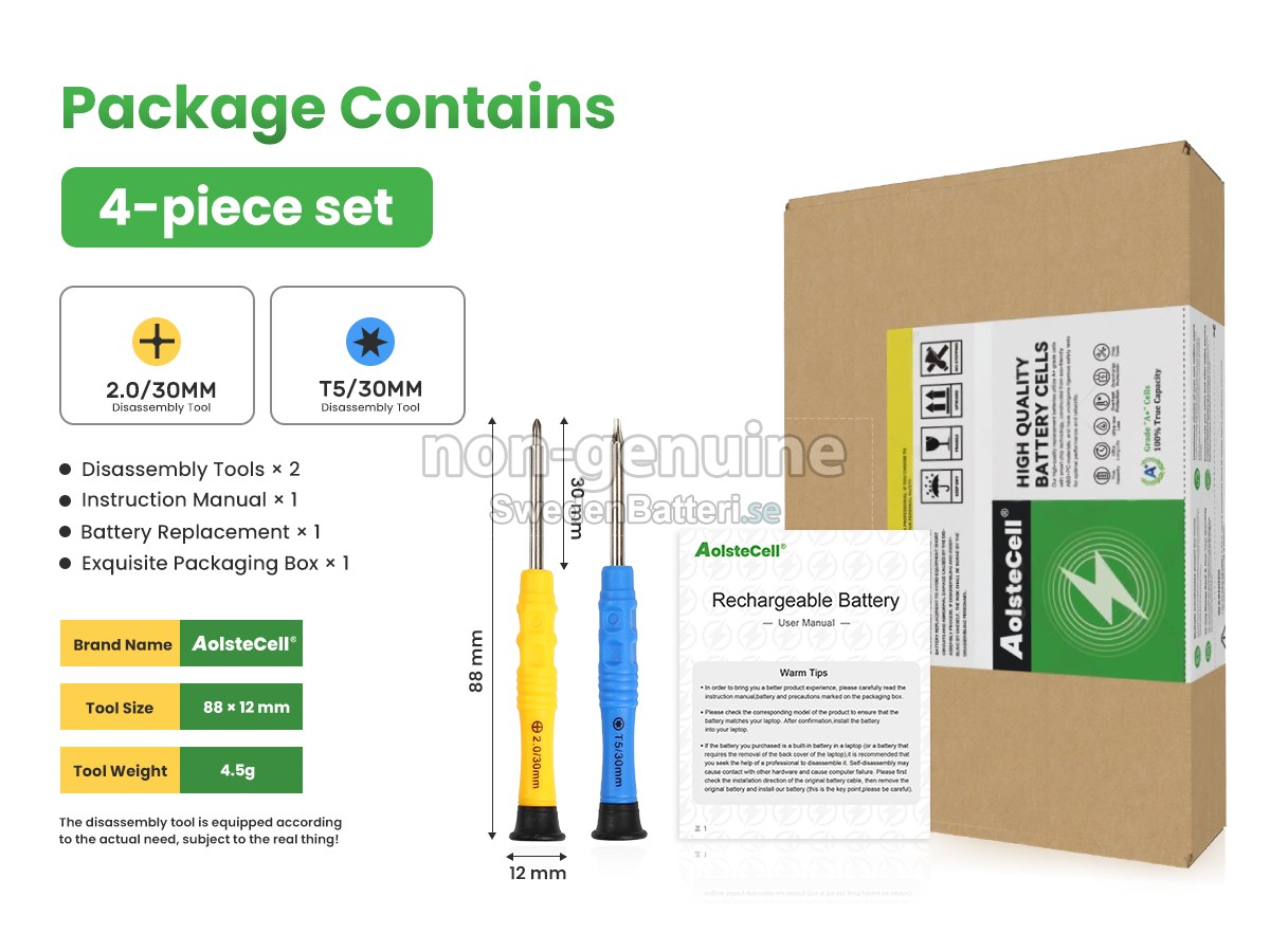 batteri till Colgate ID971