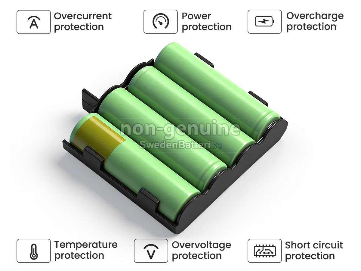 batteri till Compex 4H-AA1500