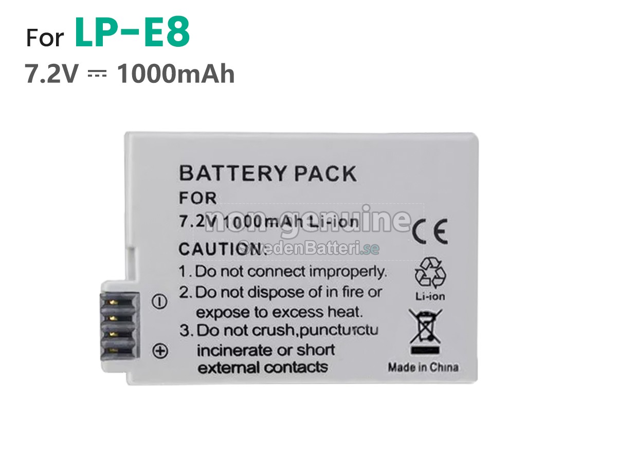 batteri till DAOLE LP-E8