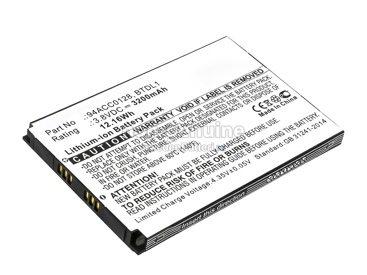 batteri till Datalogic 94ACC0128