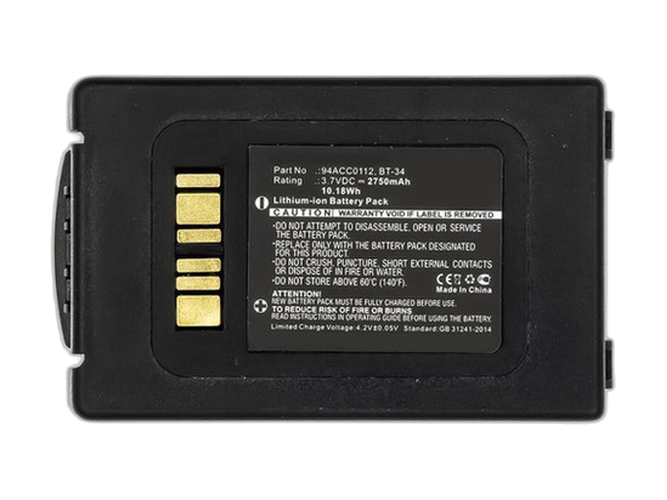 Batteri till  Datalogic BT-34