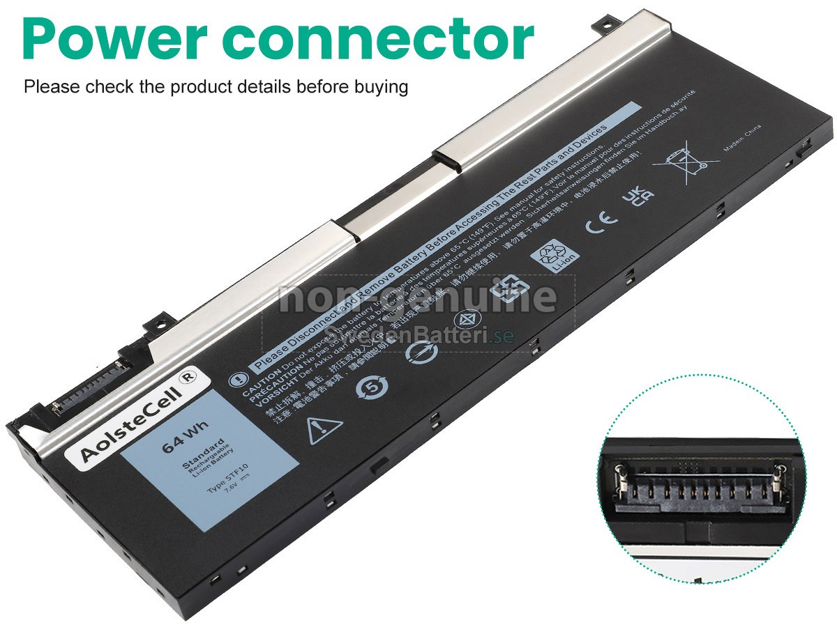 batteri till Dell RY3F9