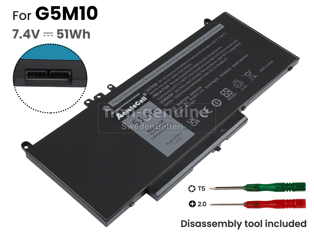 batteri till Dell G5M10