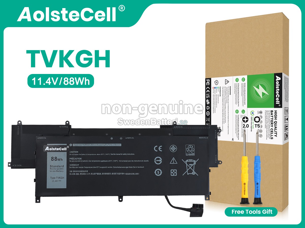 batteri till Dell TVKGH