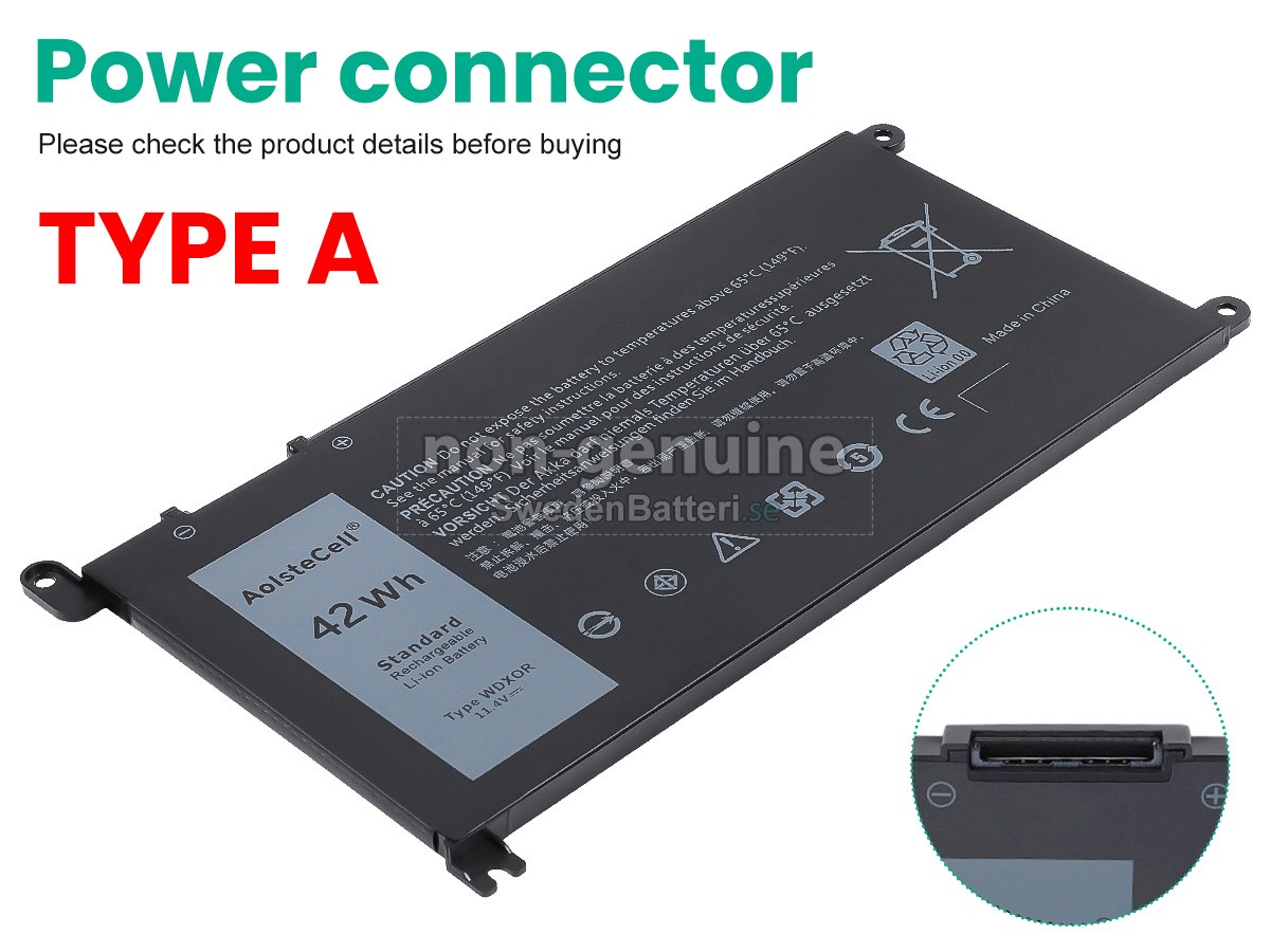 batteri till Dell Inspiron 14 7000