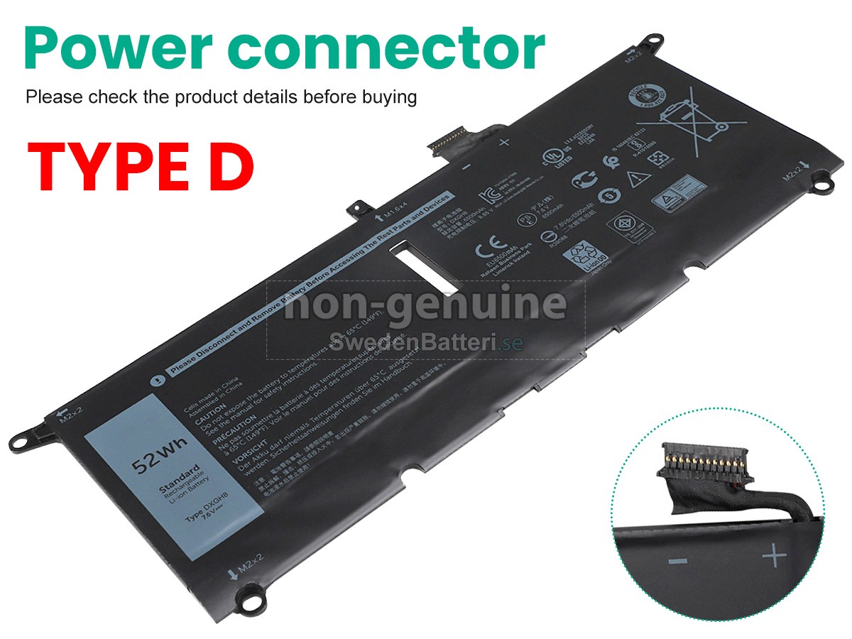 batteri till Dell Inspiron 14 7000