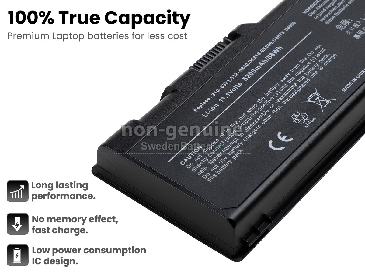 batteri till Dell Inspiron 6000