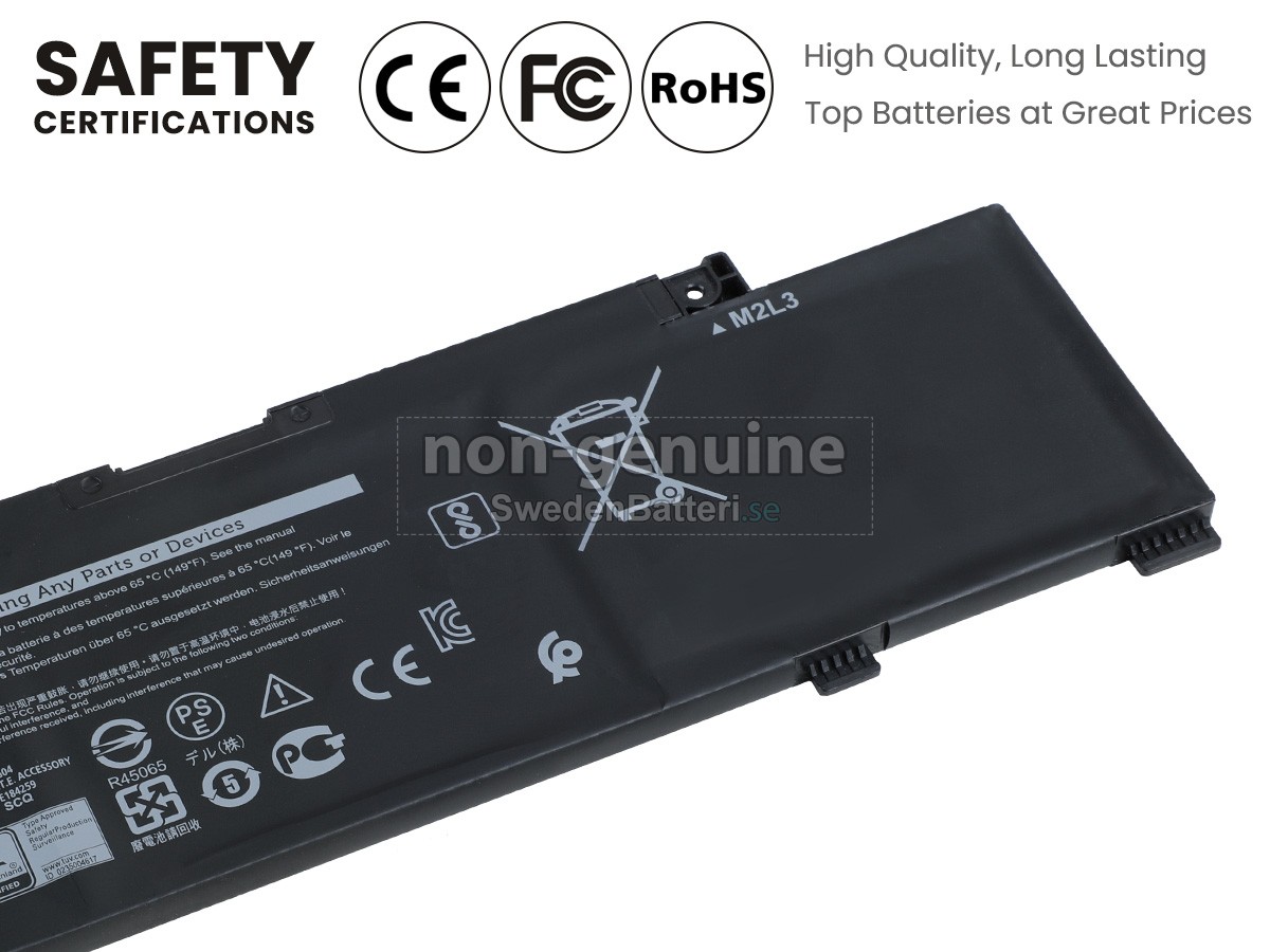 batteri till Dell 072WGV