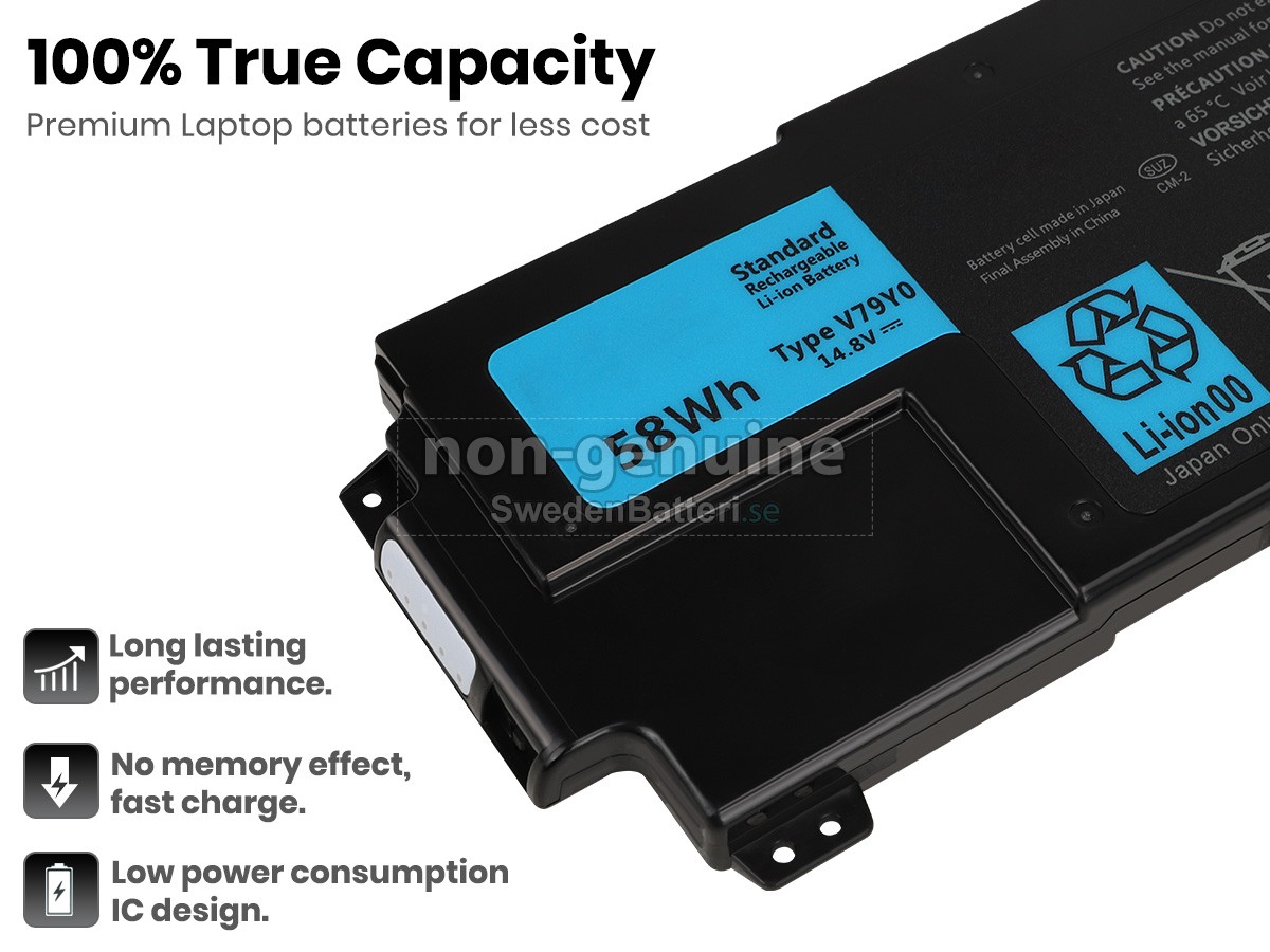 batteri till Dell XPS 14Z-L412Z