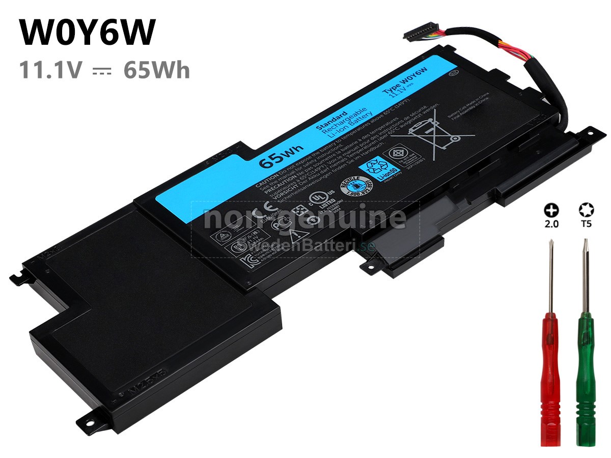 batteri till Dell XPS 15-L521X