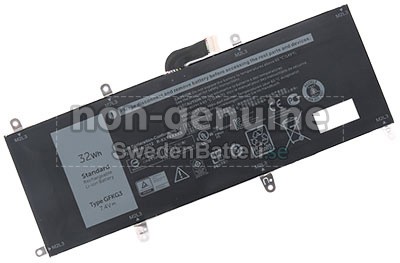 32Wh Dell GFKG3 laptop batteri från Sverige
