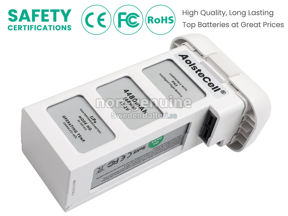 batteri till DJI PHANTOM 3 STANDARD