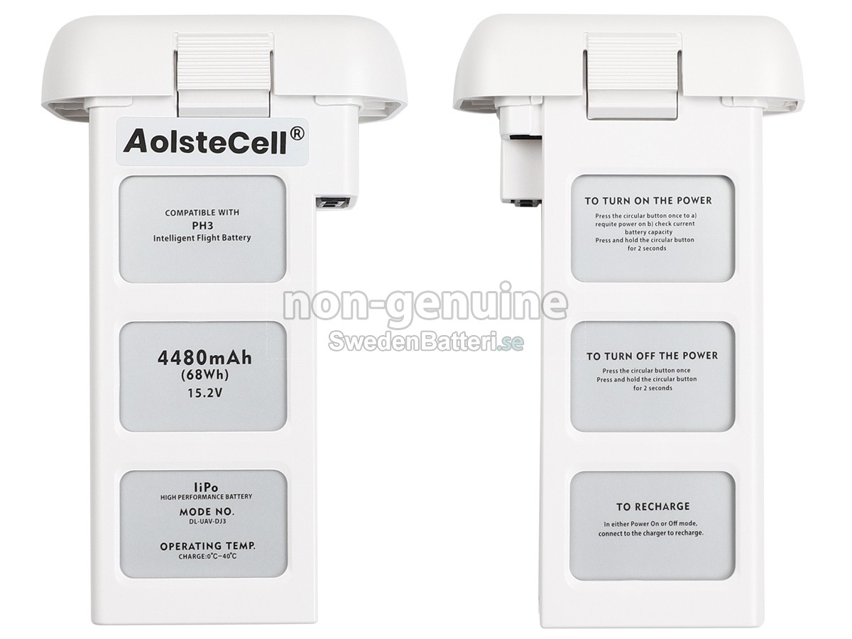 batteri till DJI PHANTOM 3 STANDARD