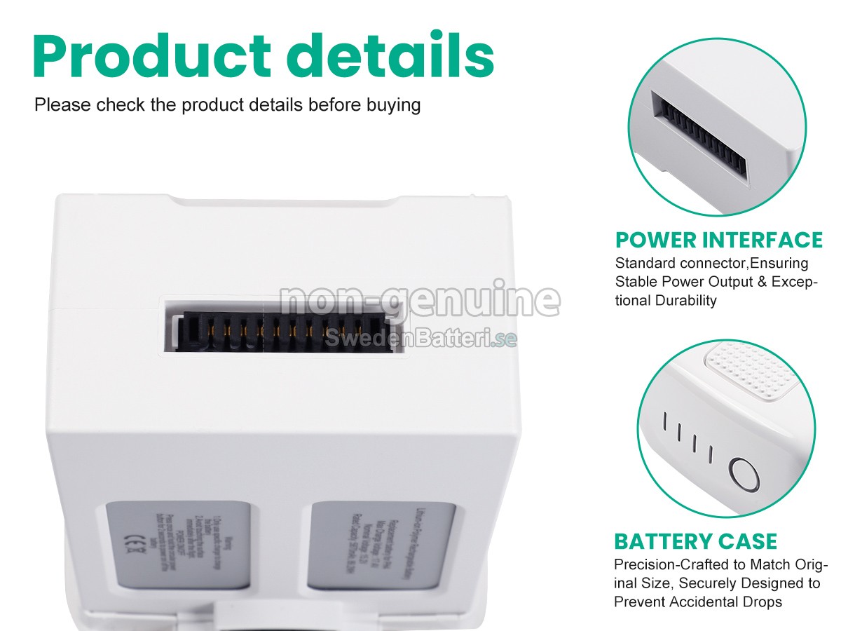 batteri till DJI PHANTOM 4 PRO V2.0
